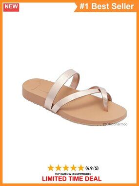 Waterproof Leather Slide Sandal with Podiatrist-Designed Footbed